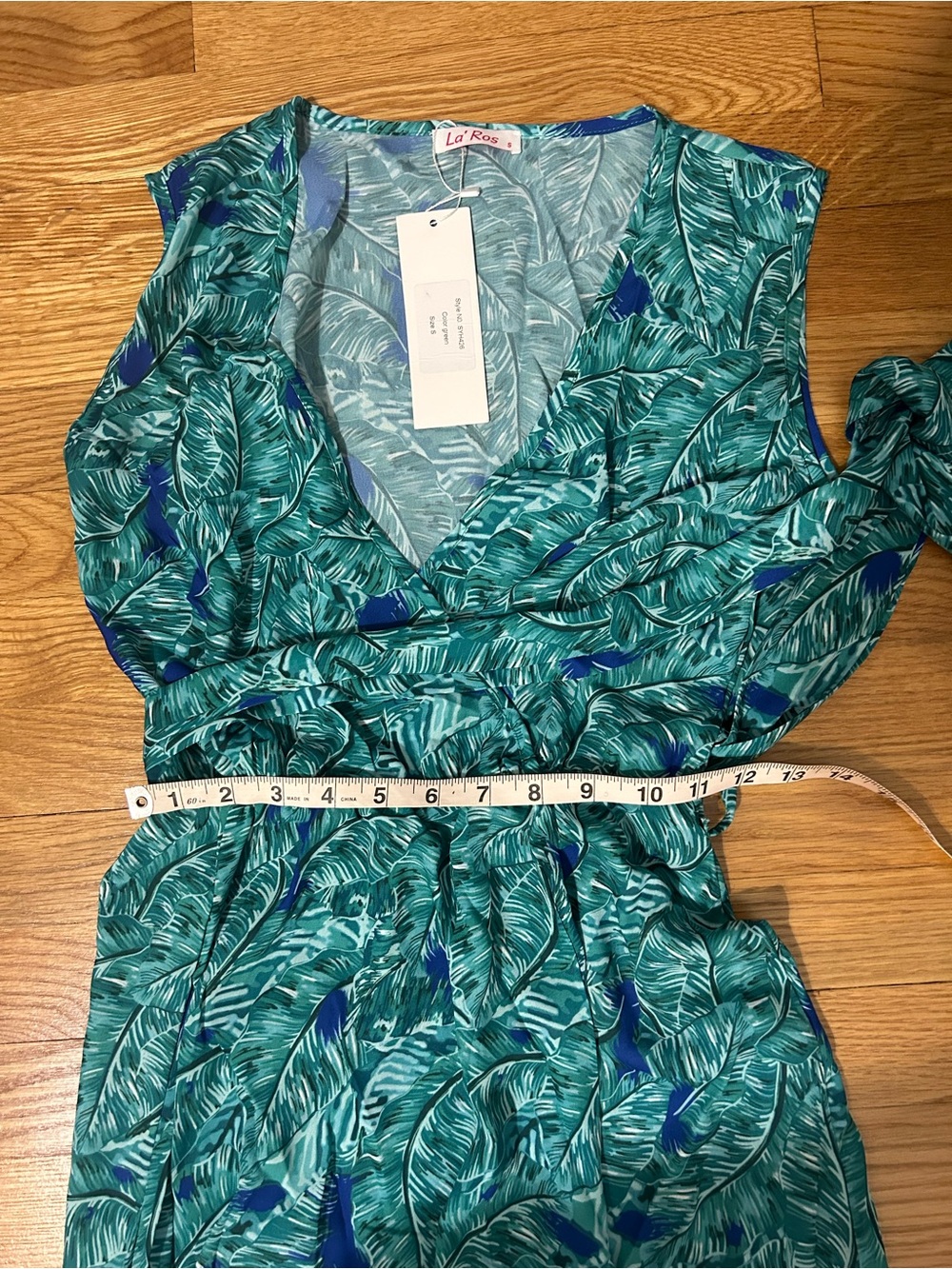 Women’s Sleeveless Maxi Dress, Size Small, Side Slits, V- Neck Resort Wear - Picture 6 of 10